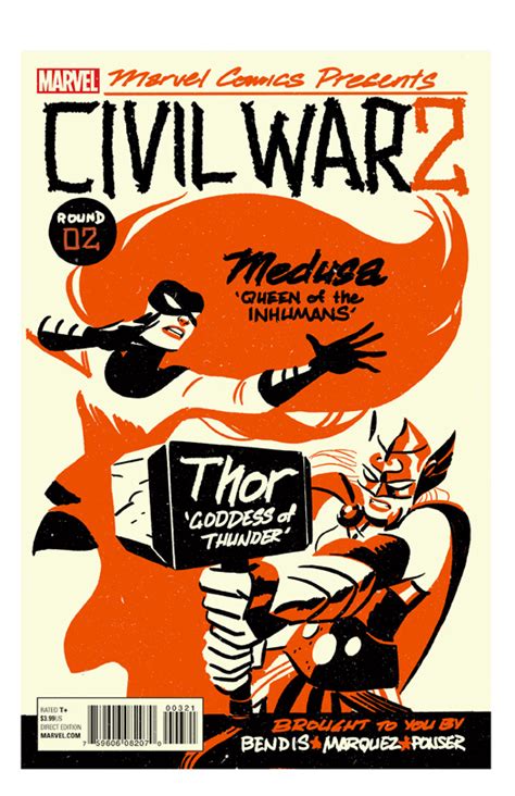 Michael Chos Sketchbook Civil War 2 Variant Covers Part 1