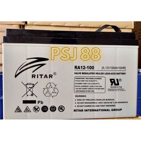 Jual Aki Baterai Ritar Power RA12 100 12V 100Ah VRLA SLA AGM High