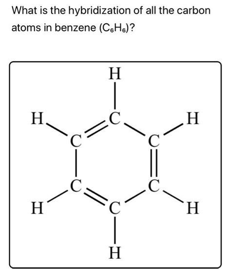 Solved What is the hybridization of all the carbon atoms in | Chegg.com