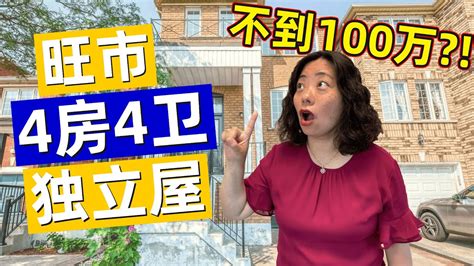 [视频看房] 大多伦多旺市叫价低于100万的自由产权独立屋长什么样？ 多伦多房产 Youtube