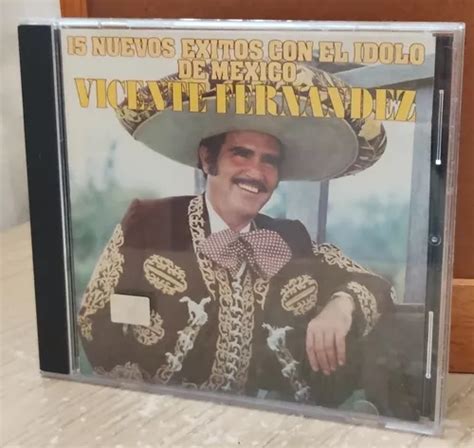 Vicente Fernández 15 Nuevos Exitos Con El Ídolo De México Mercadolibre