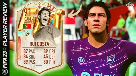 5 Skills 91 Fut Birthday Icon Rui Costa Player Review Fifa 23