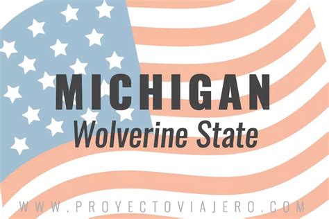 Michigan Estados Unidos Mapa E Información