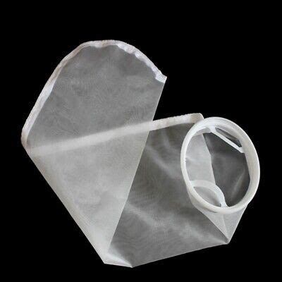 Pcs Nylon Mesh Micron Filter Sock Inch Ring Bag Aquarium Marine