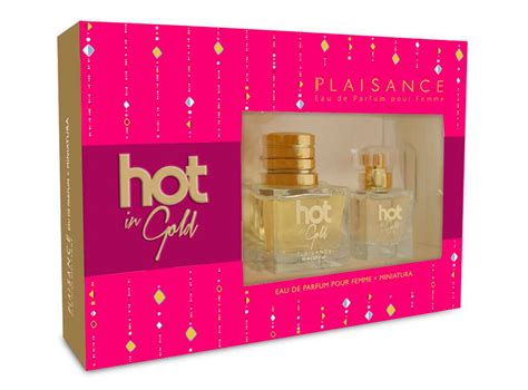Ripley PLAISANCE SET HOT IN GOLD EAU DE PARFUM 80 ML MINIATURA 25 ML
