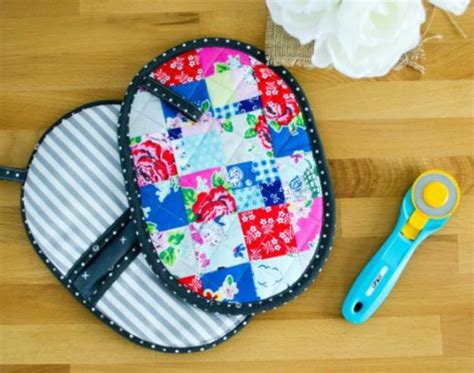 10 Quilted Hot Pad Tutorials Free Patterns Patchwork Posse