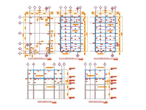 Ampliacion Edificio De Niveles En Autocad Cad Kb Bibliocad