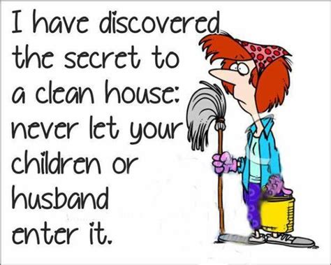 25 Funny House Cleaning Quotes & Sayings | QuotesBae