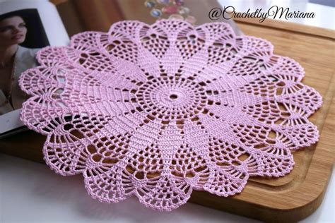 Rose Crochet Doily Handmade Doily Crochet Lace Doily Etsy Crochet