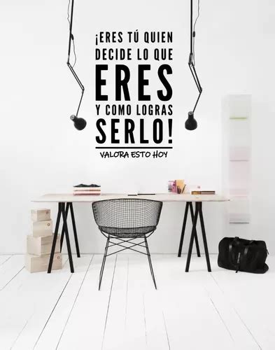 Vinil Decorativo Para Pared Frases Letras Motivaci N Eres