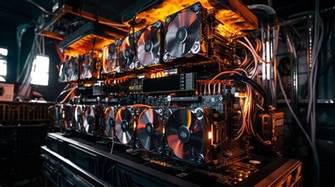 Premium Photo | Photo of a Bitcoin mining rig with powerful hardware