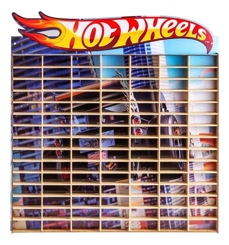Nicho Hot Wheels Porta Carrinhos P Mdf Grande Colorido Parcelamento Sem Juros