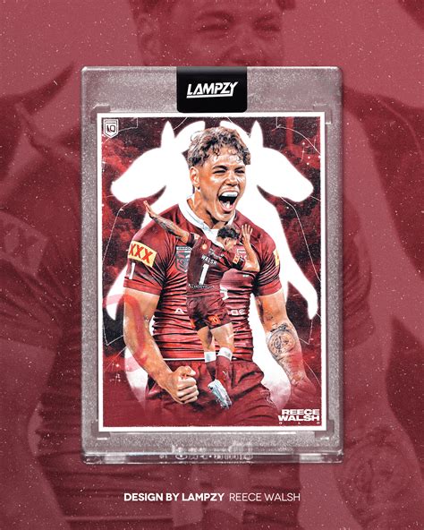 Reece Walsh Qld Maroons Behance