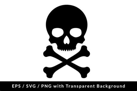 Skull And Crossbones Symbol Svg Eps Png Graphic By Formatoriginal · Creative Fabrica