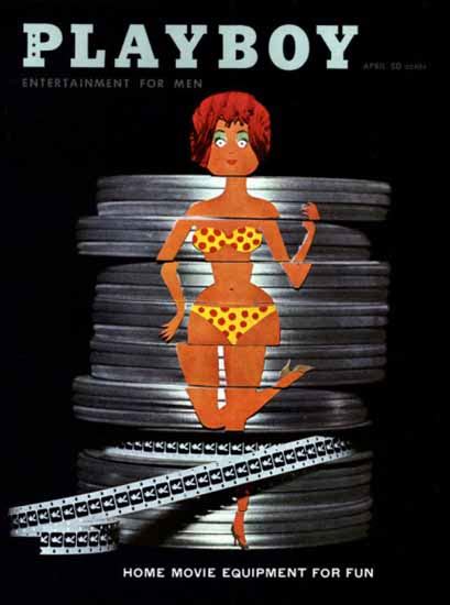 Playboy Magazine Cover Copyright Sex Appeal Mad Men Art Vintage Ad Art Collection