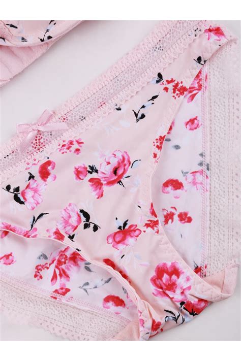 Floral Lingerie Set