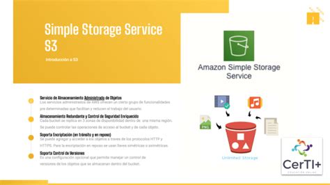 Introducción Al Servicio Amazon S3 Simple Storage Service Certi