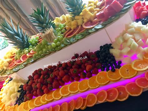 Fruit Table Display In Leeds West Yorkshire York Bradford Huddersfield