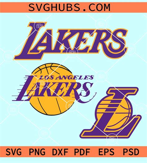 Los Angeles Lakers Logo SVG bundle, Lakers SVG, Lakers NBA svg