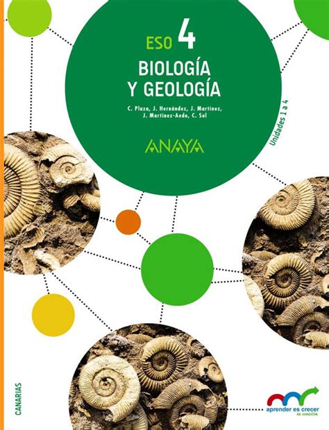 Soluciones Biología Y Geología 4 Eso Anaya 2020 2021 Pdf