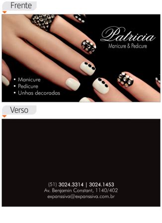 Unhas Fundo Para Cart O De Visita Manicure Mas N O Deixe Cart Es