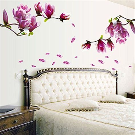 Hn Flower Wall Stickers Removable Decal Home Decor Diy Art Decoration