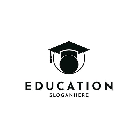 Education Logo Design Creative Idea With Circle 27504682 Vector Art at ...