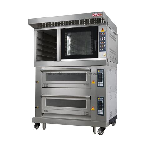 Electric Combination Deck Oven Connected Fermentation Decks Trays