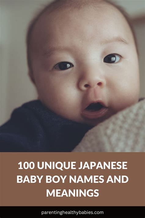 100 Unique Japanese Baby Boy Names And Meanings Baby Boy Names