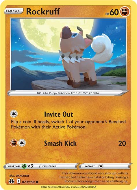 Rockruff Crown Zenith Serebii Net Pok Mon Card Database Pokemon