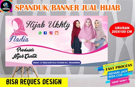 Desain Banner Pakaian Riset