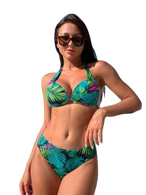 Str J K Pielowy Bikini Kwiaty Wi Zany M Bez Marki Moda Sklep Empik