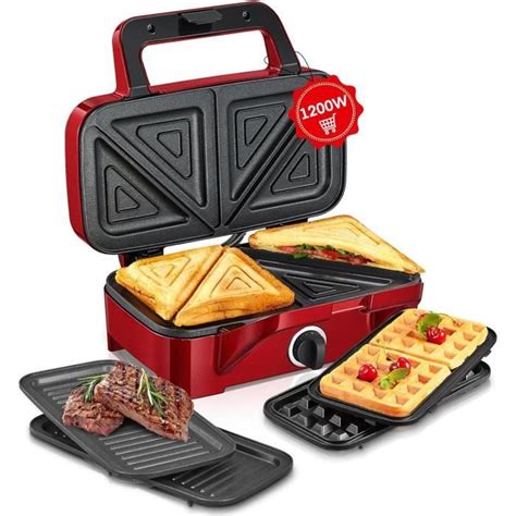 Gaufrier En Professionnel W Appareil Croque Monsieur Grill