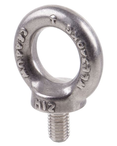 Lifting Eye Bolt DIN 580 M10 X 17 Stainless Steel A2 Forged