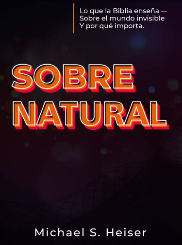 Libro Sobre Natural Dr Michael S Heiser