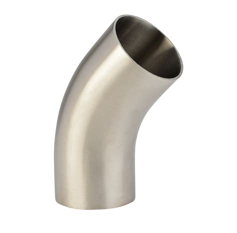 Stainless Steel Sanitary Weld 45 Degree Elbows Sanitary Weld 45 Elbows