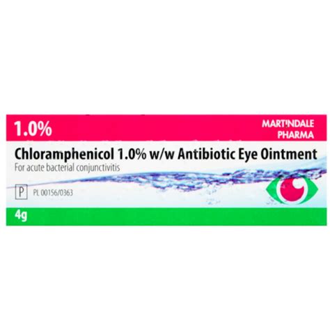 Chloramphenicol Eye Ointment G Caplet Pharmacy