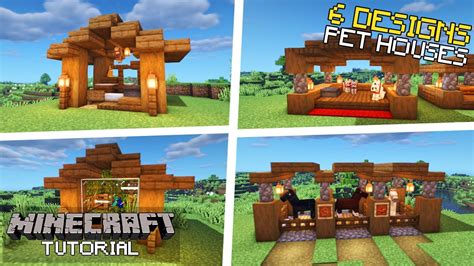 Minecraft Pet House Designs