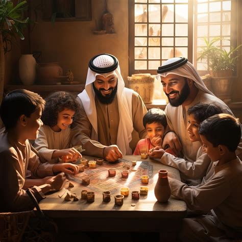 Una familia jugando un juego de mesa en una habitación con un hombre