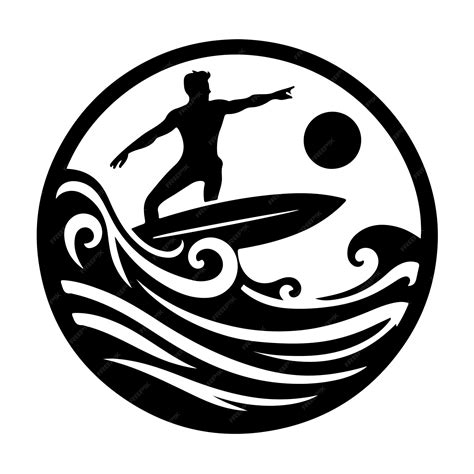 Premium Vector Set Of Surfers Silhouette Surfer Holding Surfboard