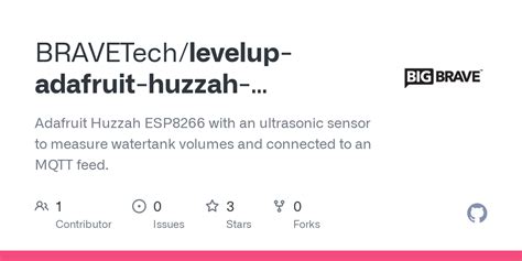 Pull Requests Bravetech Levelup Adafruit Huzzah Esp Ultrasonic