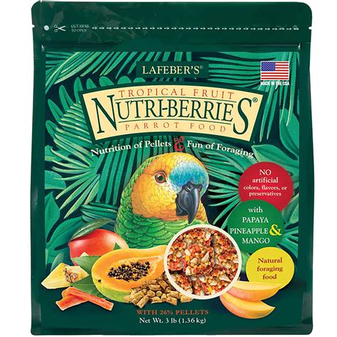 Lafeber S Tropical Fruit Nutri Berries Parrot Food Lbs Petco