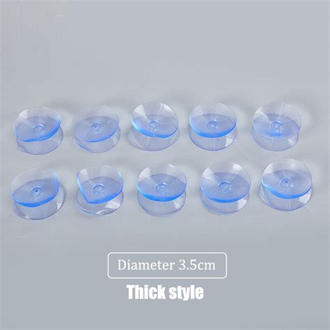 10Pcs Lot Pvc Transparent Double Sided Suction Cup Sucker Pads For