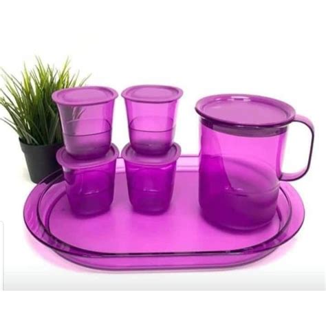 Purple Royale Crystalline Drinking Set Tupperware Plus