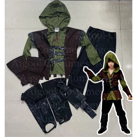 b'}Disney Robin Hood Costume for Boys Kids Halloween Book Character ...
