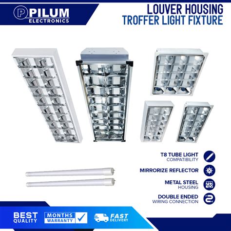 T8 Louver Housing High Quality With Or Without Led Tube Light
