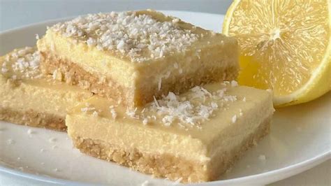 Gâteau crémeux à la noix de coco et au citron un gâteau low carb super