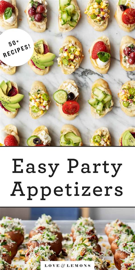 Easy Appetizer Recipes Love And Lemons