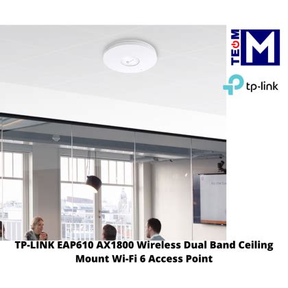 Tp Link Eap Ax Wireless Dual Band Ceiling Mount Access Point