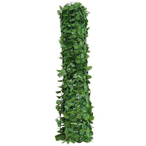 Costway 59x118 Faux Ivy Leaf Decorative Privacy Fence Screen Artificial